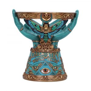 The Teller Crystal Ball Holder 15cm Palmistry