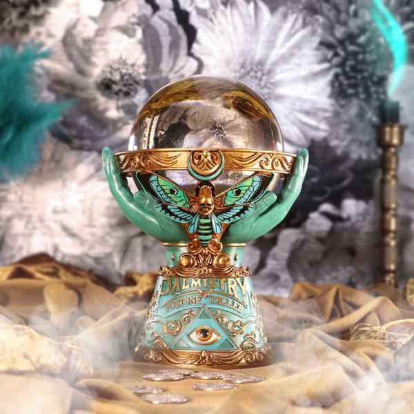 The Teller Crystal Ball Holder 15cm Palmistry - Image 5