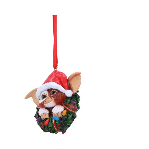 Gremlins Gizmo in Wreath Hanging Ornament 10cm - Image 2