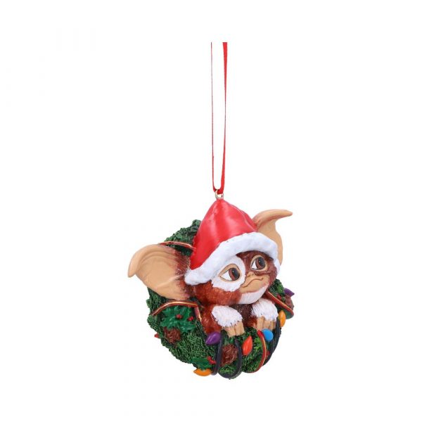 Gremlins Gizmo in Wreath Hanging Ornament 10cm - Image 4