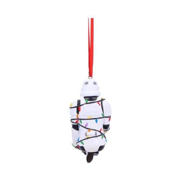 Stormtrooper In Fairy Lights Hanging Ornament 9cm - Image 3