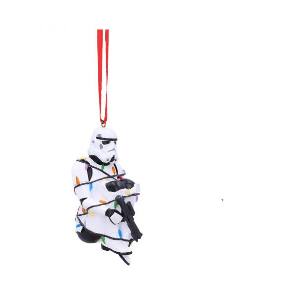 Stormtrooper In Fairy Lights Hanging Ornament 9cm - Image 4