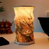 Highland Cow Foldable Lamp 21cm PopGlow - Image 5
