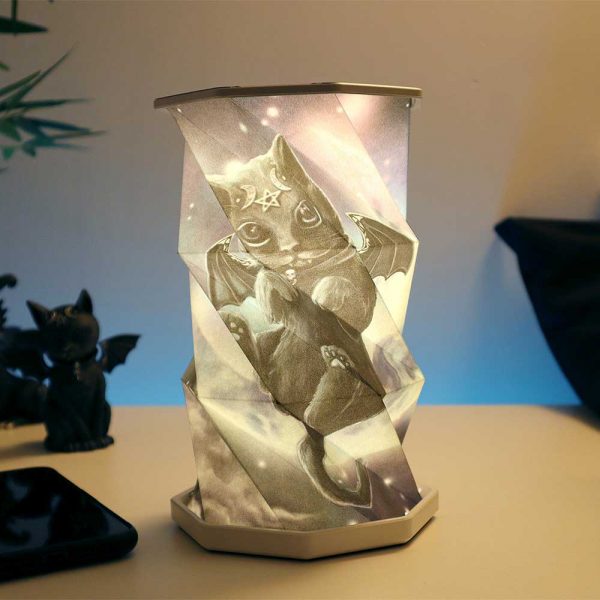 Cult Cuties Malpuss Foldable Lamp 21cm PopGlow - Image 5