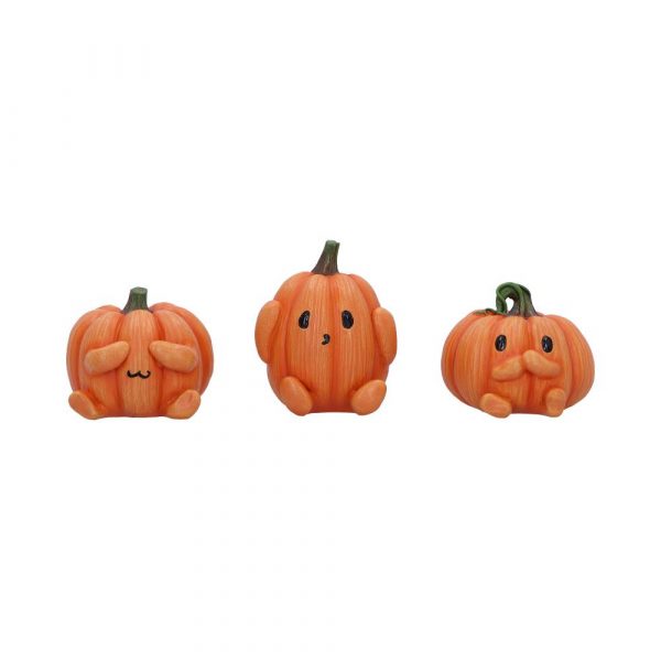 Three Wise Pumpkins See No, Hear No, Speak No