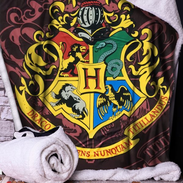 Harry Potter Hogwarts Crest Throw 100*150cm - Image 2