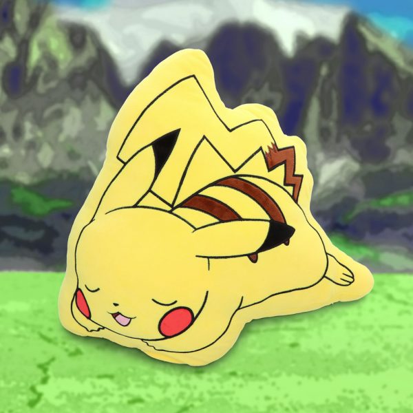 Pokémon Sleeping Pikachu Cushion 50cm - Image 5
