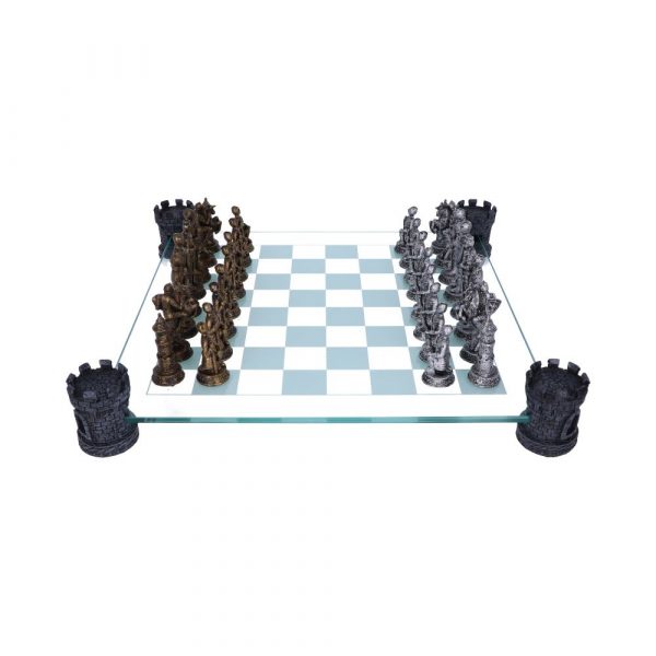 Medieval Knight Chess Set 43cm - Image 4