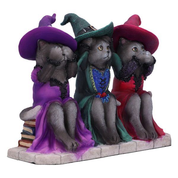Three Wise Witchy Kittys 15.3cm See No, Hear No, Speak No - Image 4