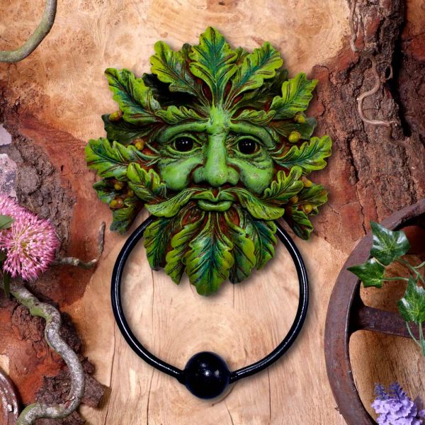 Green Man Door Knocker 20cm - Image 2