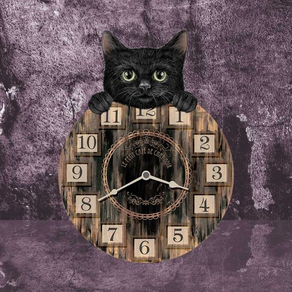 Kitten Tickin' 32cm Tickin' Clocks - Image 2