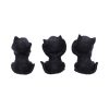Three Wise Kitties 8.8cm See No, Hear No, Speak No - Image 3