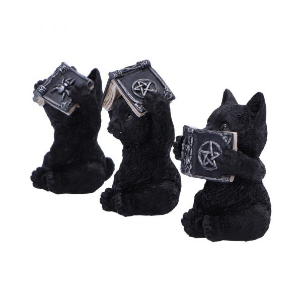 Three Wise Spell Cats 8.5cm See No, Hear No, Speak No - Image 3