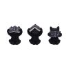 Three Wise Spell Cats 8.5cm See No, Hear No, Speak No