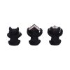 Three Wise Spell Cats 8.5cm See No, Hear No, Speak No - Image 4