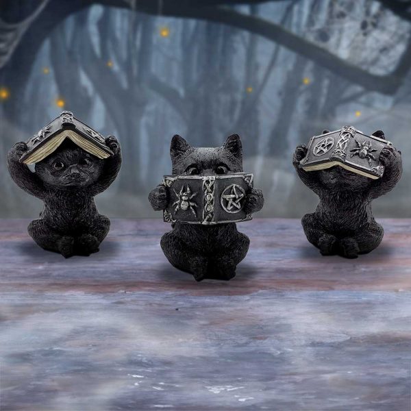 Three Wise Spell Cats 8.5cm See No, Hear No, Speak No - Image 5