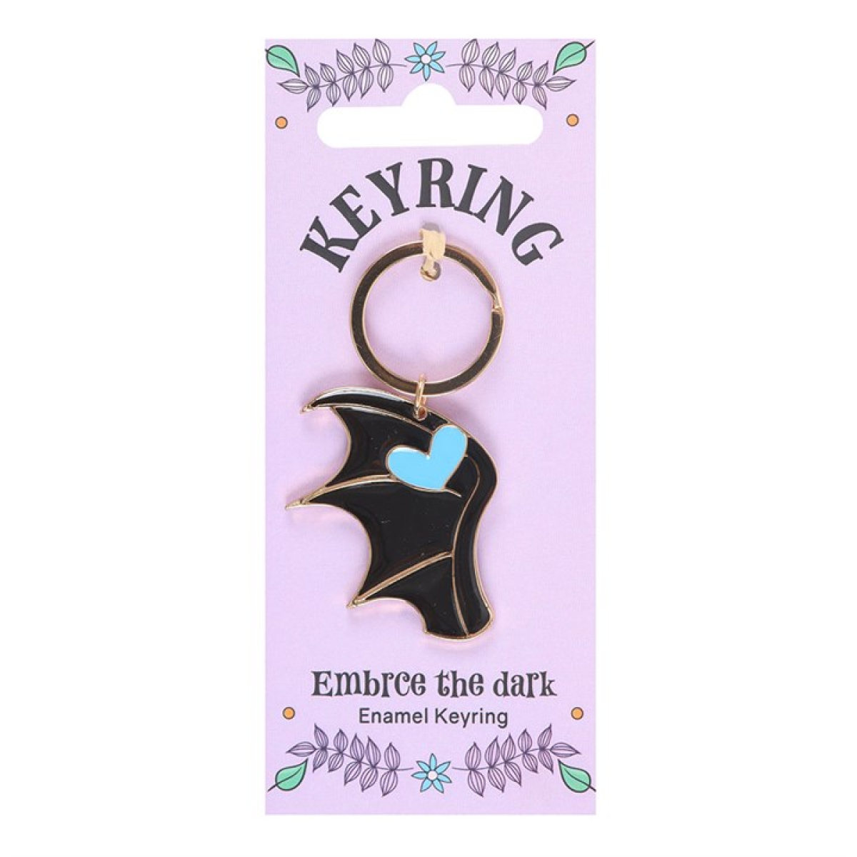 Embrace the Dark Enamel Keyring - Image 2