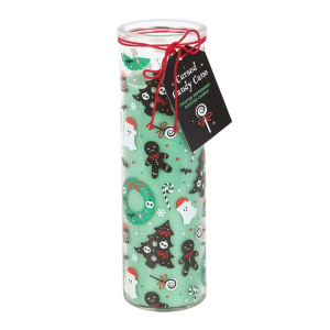 Merry Creepmas Cursed Candy Cane Tube Candle