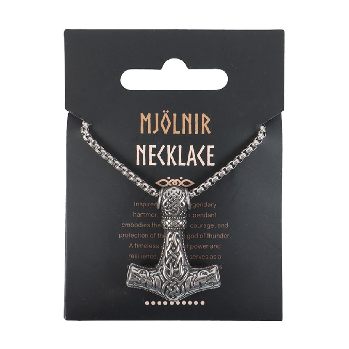 Mjölnir Hammer Necklace - Image 3