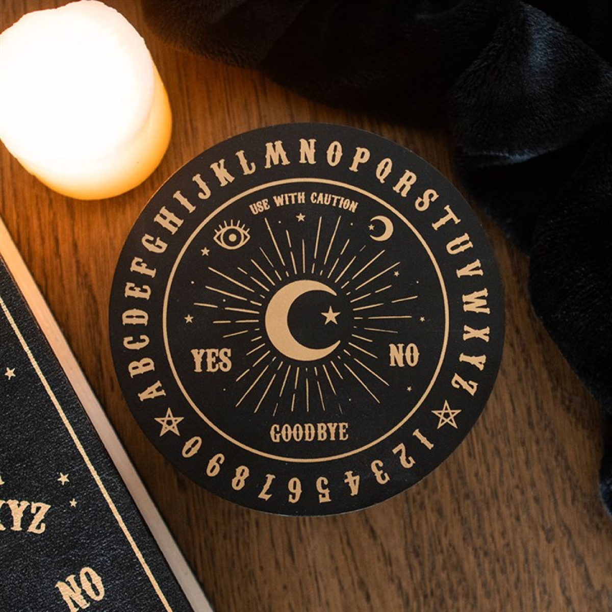 Black Talking Board Jewellery Box - Image 2