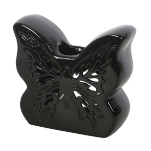 Black Cut-Out Butterfly Oil Burner