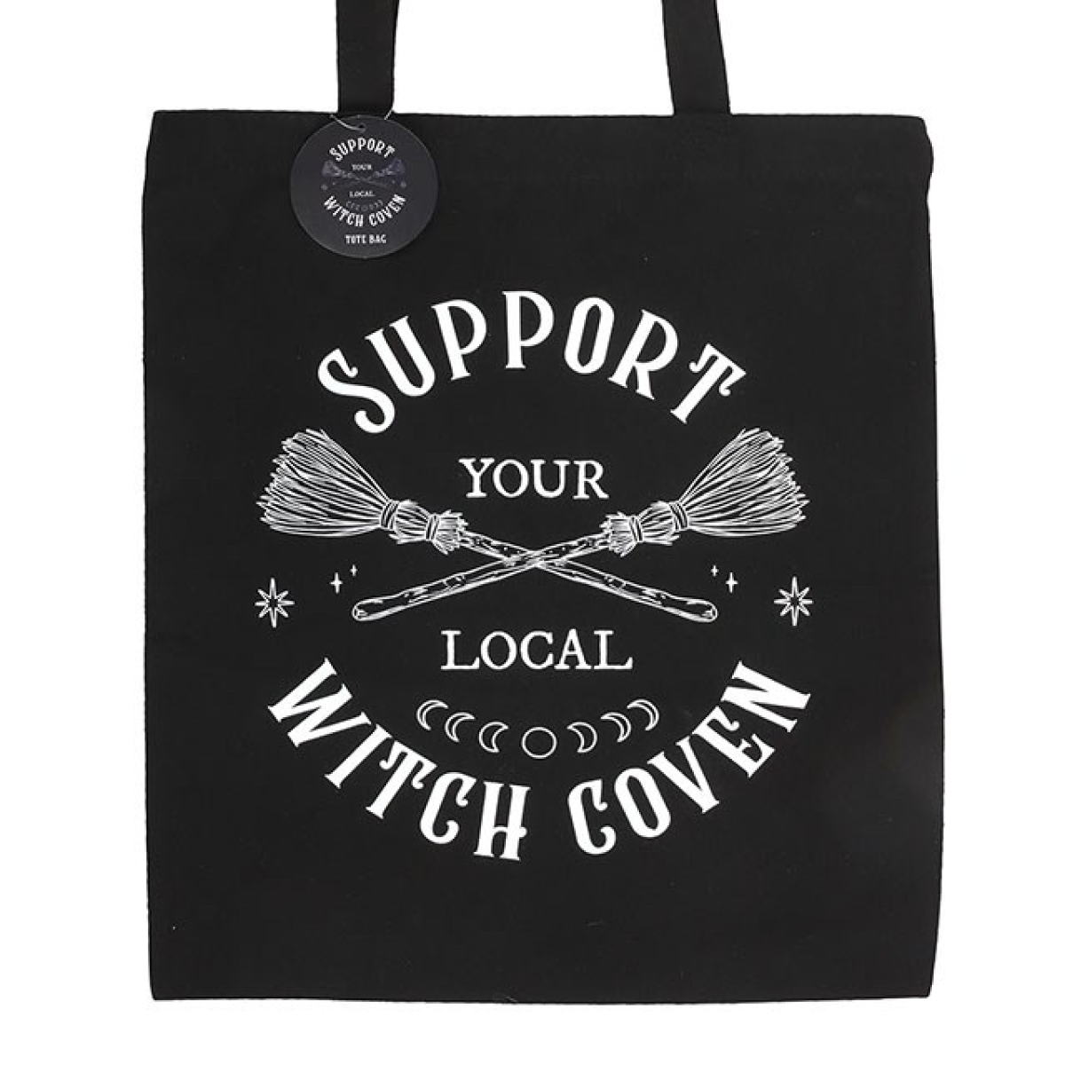 Support Your Local Witch Coven Polycotton Tote Bag - Image 2