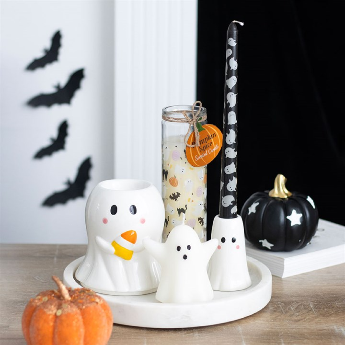 Candy Corn Ghost Oil Burner and Wax Warmer - Image 5