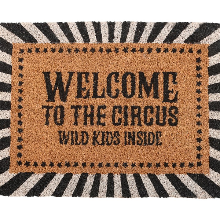 Black Welcome to the Circus Doormat - Image 2