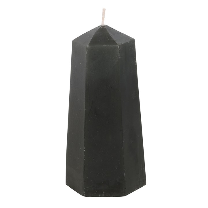 Protection Crystal Candle with Rough Black Obsidian - Image 4