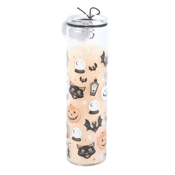 Spooky Spiced Pumpkin Tube Candle - Image 2