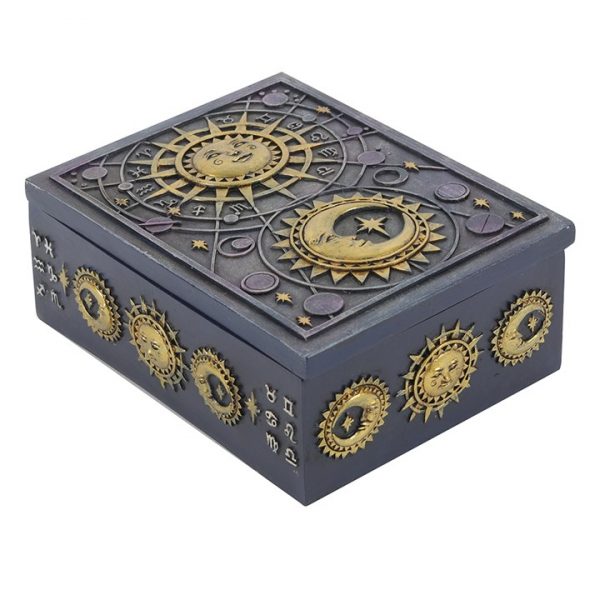 Sun and Moon Resin Storage Box | Gothic Legends