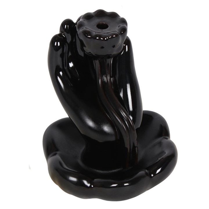 Hand & Lotus Flower Backflow Incense Burner - Image 3