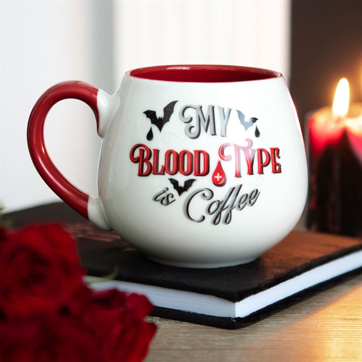 My Blood Type is Coffee Rounded Mug - Image 4