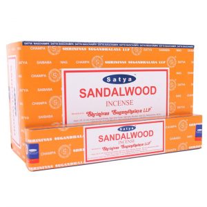Set of 12 Sandalwood Incense by Satya (12/50)