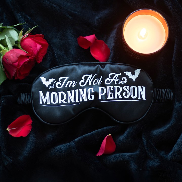 I'm Not a Morning Person Satin Sleep Mask - Image 6