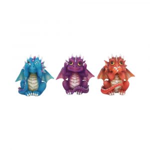 Nemesis Now Three Wise Dragonlings Figurines Dragon Ornaments