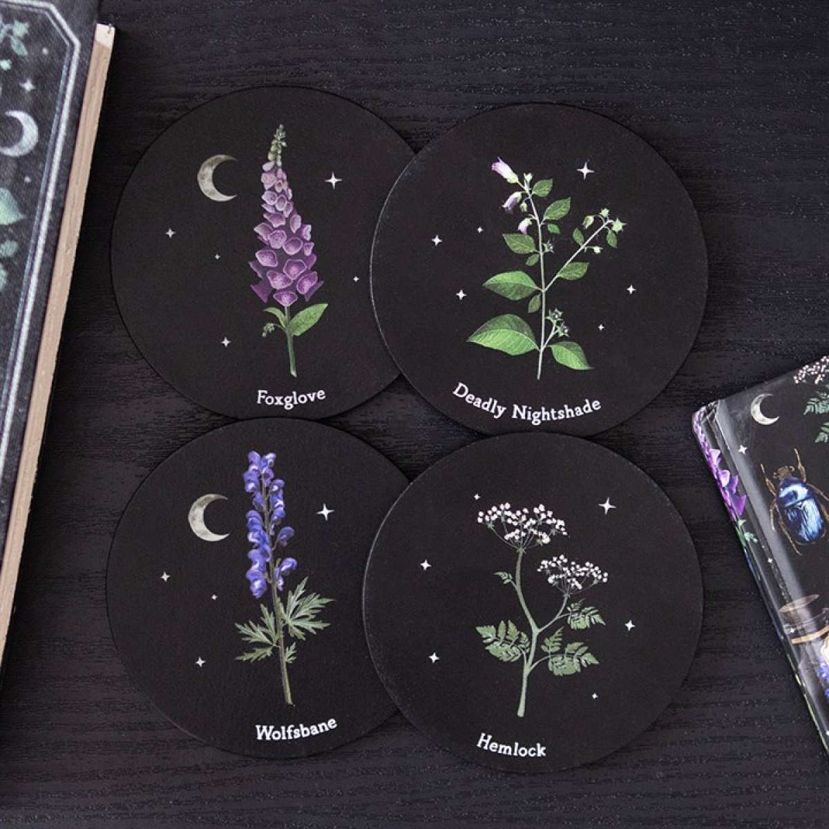 Poisonous Plants Coaster Set - Image 3