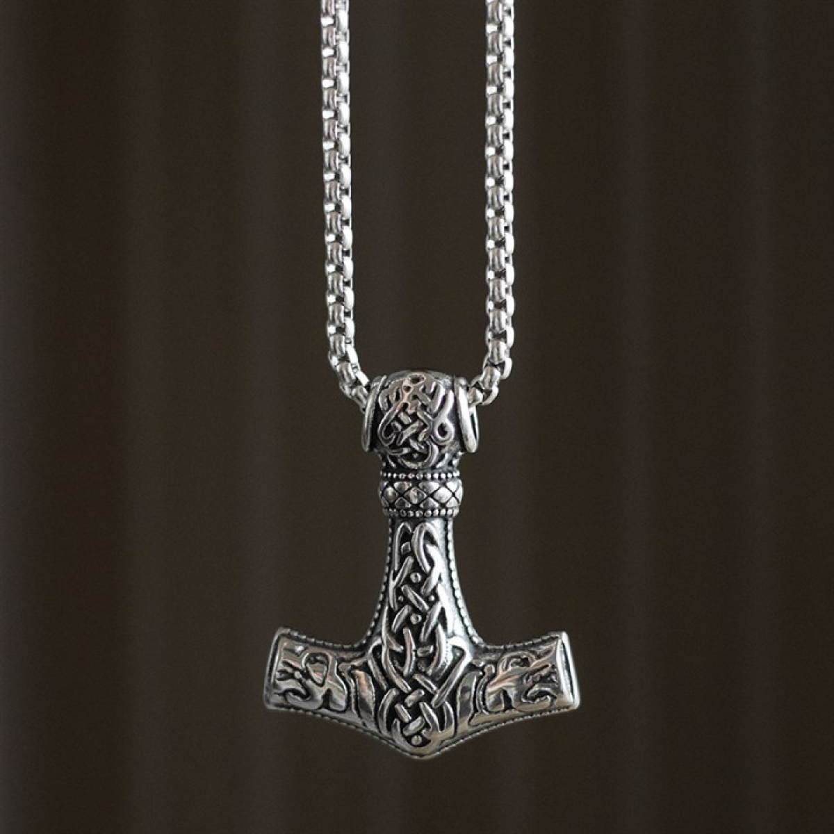 Mjölnir Hammer Necklace - Image 4